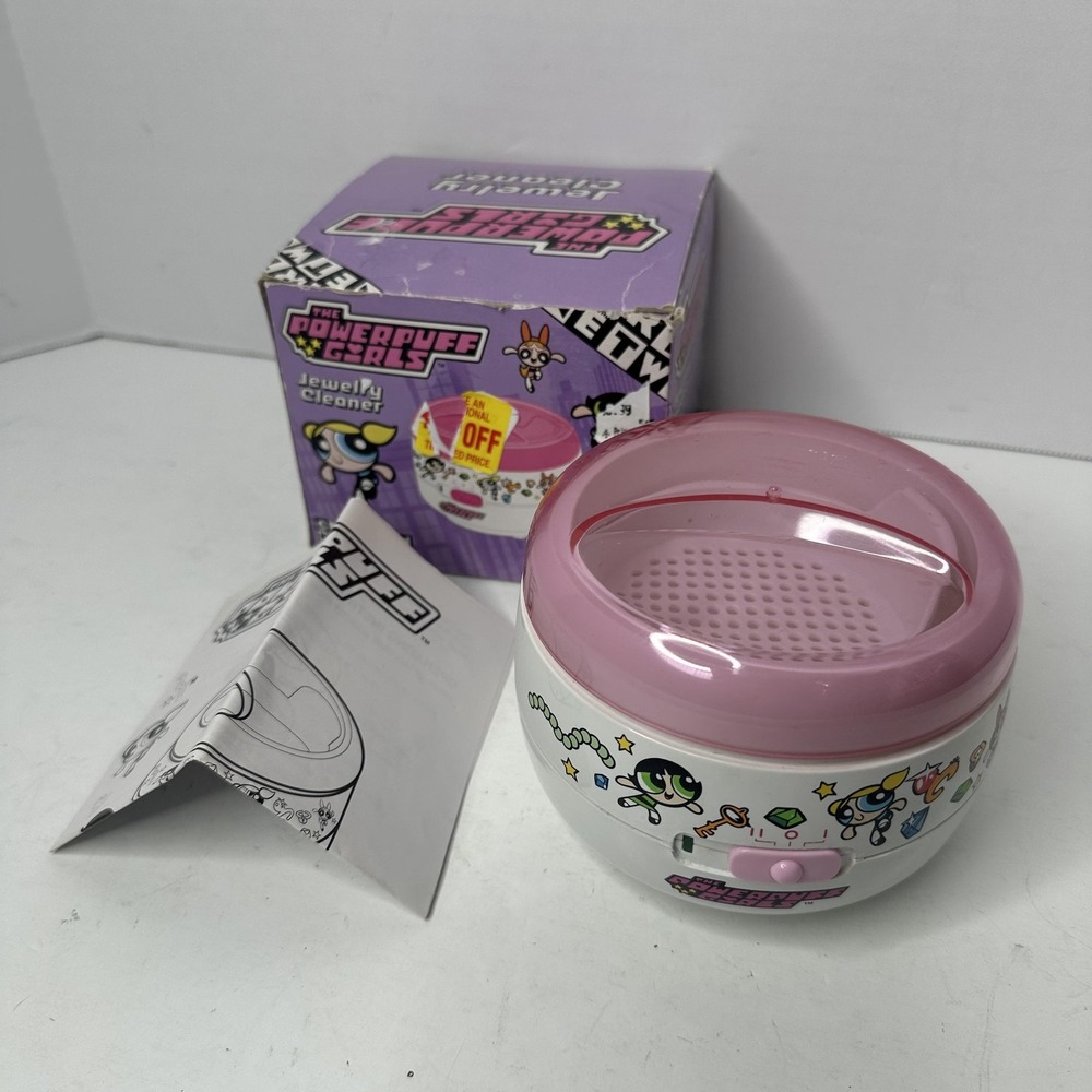 Vintage Powerpuff Girls Jewelry Cleaner Salton Model PP88JC 2001 Cartoon Network